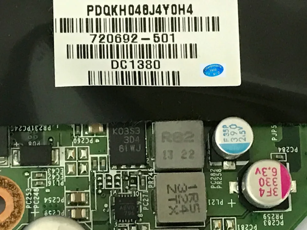 KEFU новый товар. Материнская плата 720692-501 DA0R75MB6C0 для ноутбука HP павилон 15-E 17-E