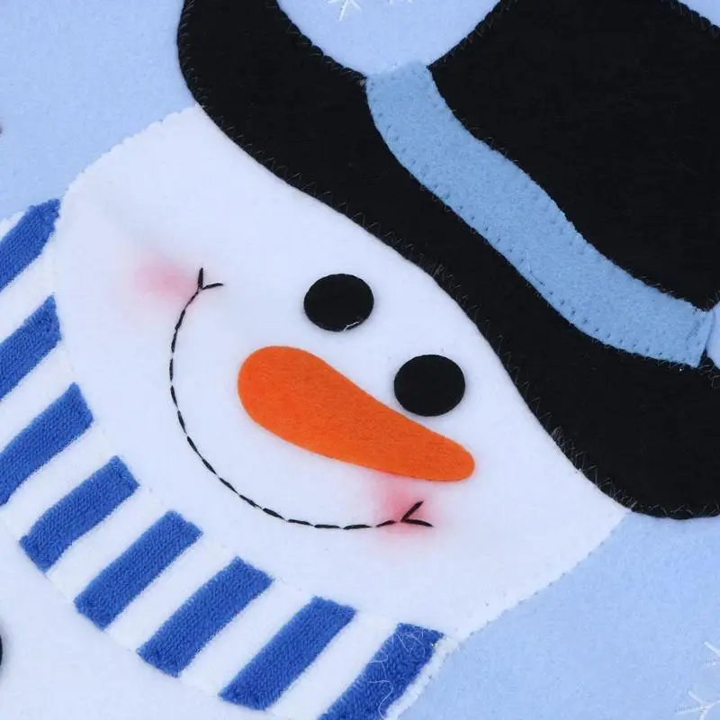 1 шт. Рождественский Декор Рождественская крышка снеговика подушка для сиденья