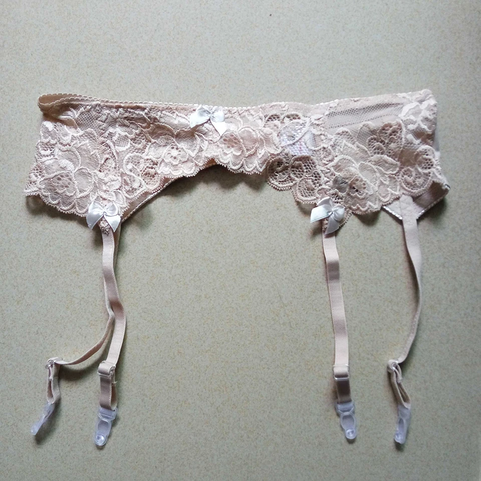 Привлекательные женские свадебные подвязки двубортные кружевные