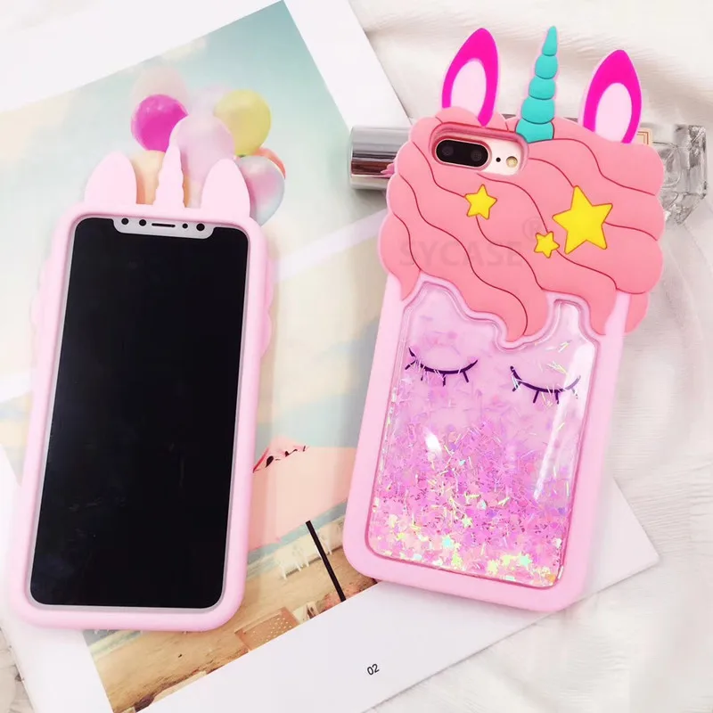 SYCASE милые зыбучие пески Единорог основа для huawei Коврики 9 Pro 10 pro Honor V9 V10