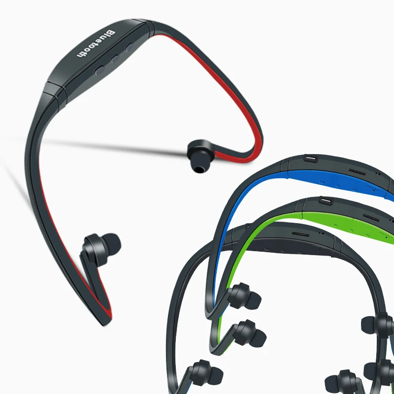 

S9 Sport Bluetooth Earphone Plus SD Card Slot Auriculares Headphones Microphone Neckband Headset for Iphone Huawei XiaoMi Phone