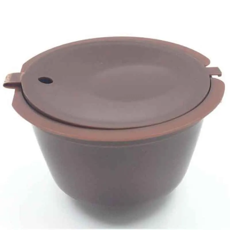 Coffee Многоразовые кофейные капсулы, 1 шт., 13 цветов, Пластиковые Многоразовые капсулы, совместимые с фильтром для кофе, капсулы, 26 - Цвет: Coffee