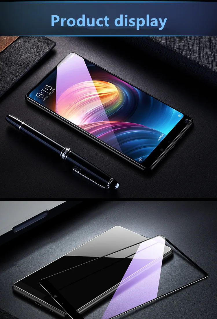 ESR Защита экрана для xiaomi mi Mix 2 2S закаленное стекло 3D 9H анти Blu-Ray полное покрытие телефона стеклянная пленка для xiaomi mi x2s mi