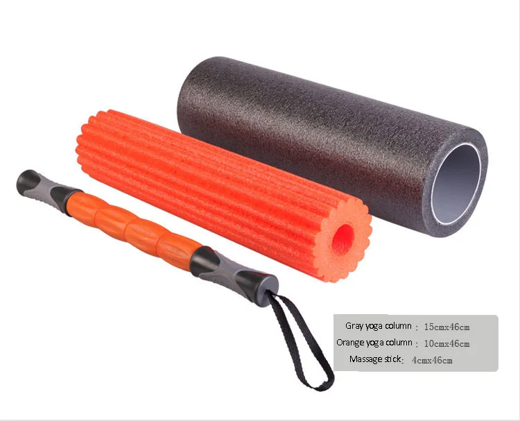 

New 2021 Triad PE yoga column set deep fascia muscle relaxation massage stick foam shaft pilates