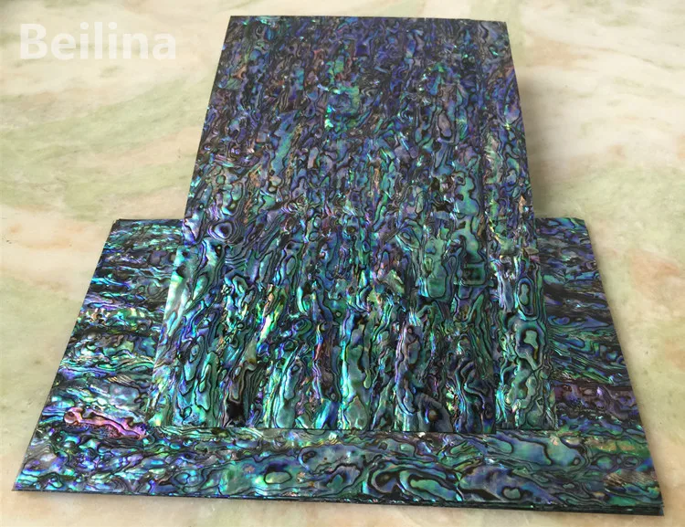 Новая Зеландия panua abalone shell ламинат лист с черной спинкой для деревянной инкрустации и домашнего ремесла украшения материал толщина 0,2 мм