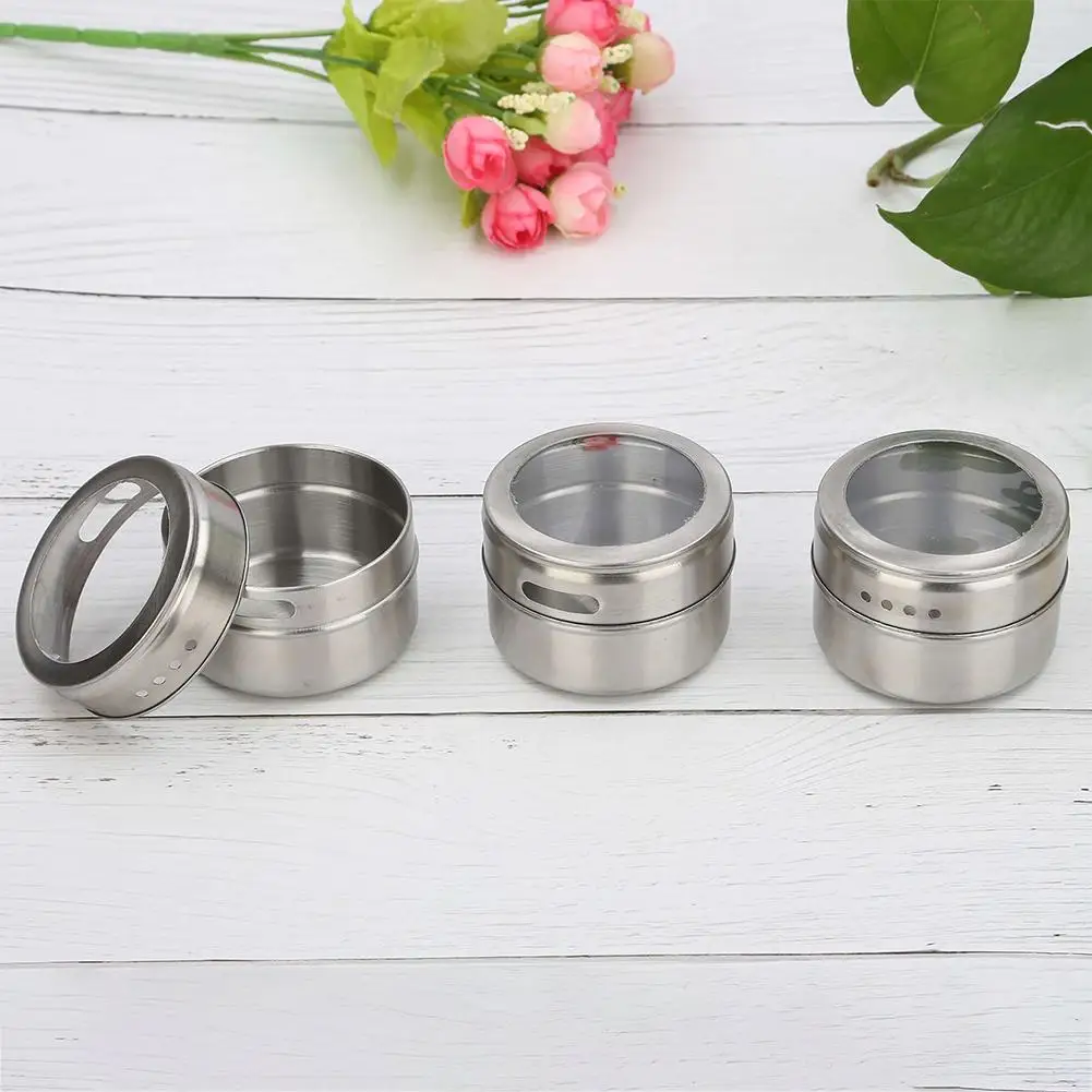 Банка для приправа барбекю из нержавеющей стали многоцелевые баночки приправ