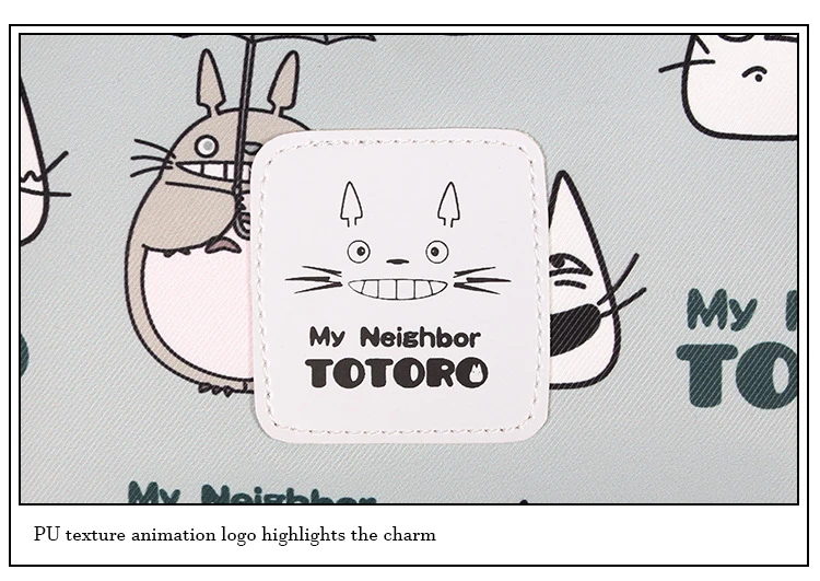Totoro рюкзаки женские милые 15,6 ''рюкзак для ноутбука школьные сумки для подростков девочек мальчиков рюкзак для женщин Mochila