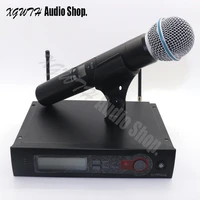 100 xgwth brand slx slx24 beta58a uhf professional wireless microphone system dynamic cardioid handheld karaoke microfone mic