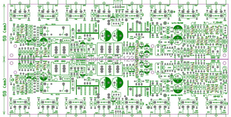 Плата PCB только зеркальная отделка accuphase e405 чистый усилитель постоянного тока защищают двухканальный усилитель динамика