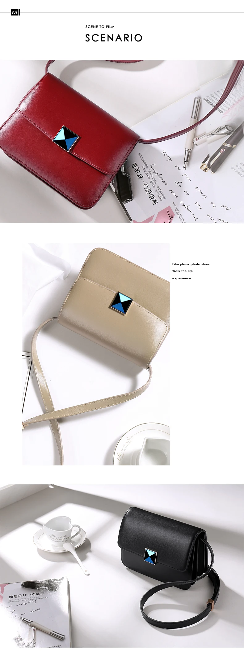 EIMORE Designer Genuine Leather Crossbody Bags For Women Mini Shoulder Bag Fashion Evening Bags Ladies Messenger Bags New