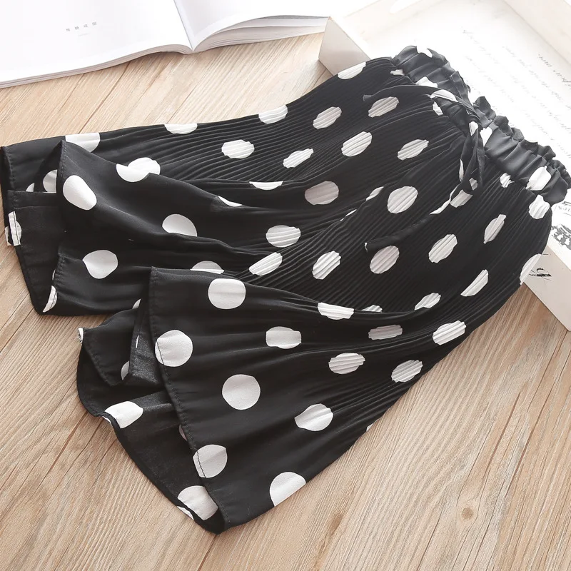 Штаны для девочек детские леггинсы летние штаны повседневные шифоновые