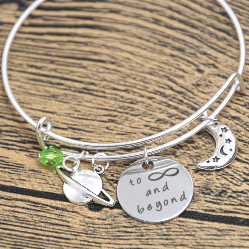 12 шт браслет с космическим светом Бесконечность и за пределами планеты Луна