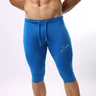 Сексуальные мужские Компрессионные шорты, длинные шорты, пляжные шорты, купальный костюм, мужские бермуды, шорты для купания, купальный костюм, колготки