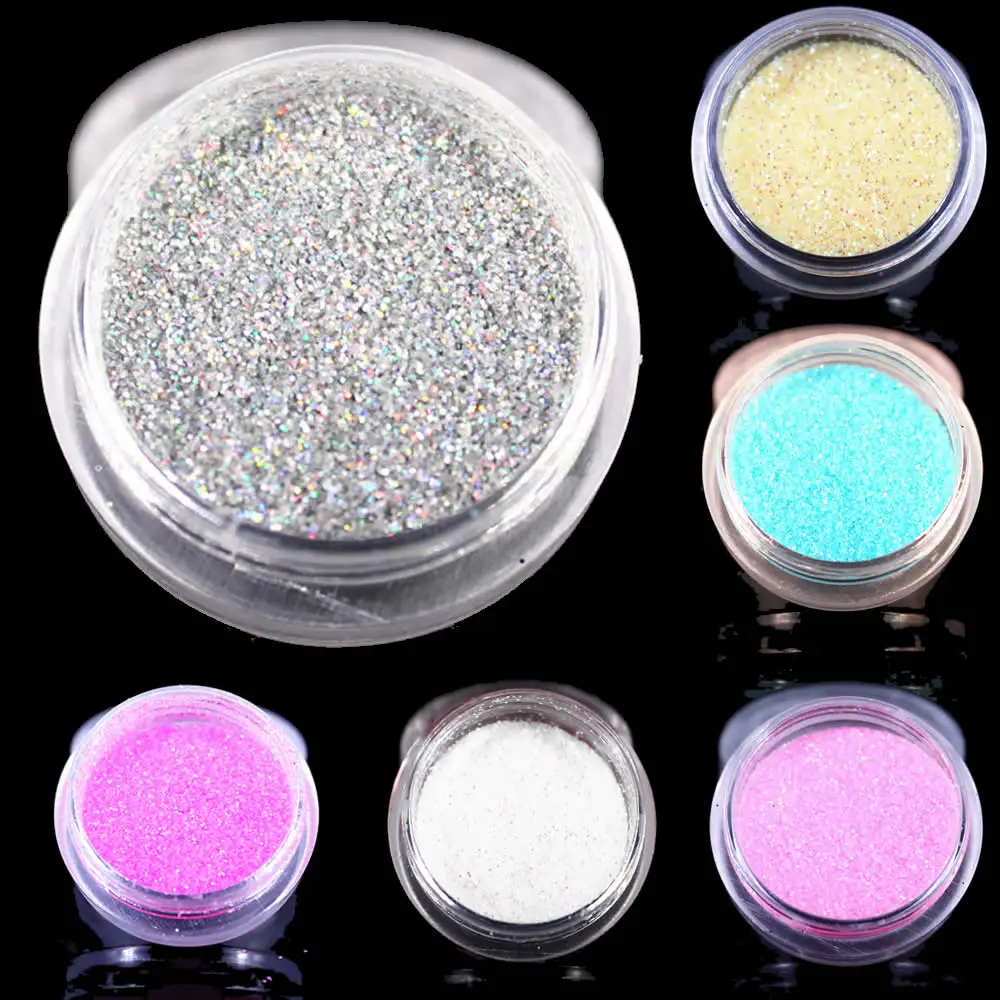 12 Colors Glitter Nail Art Dust Tool Kit Acrylic Gem Polish Tools 3D Decorations Powder 2018 Hot | Красота и здоровье