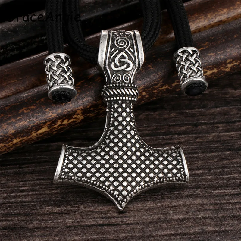Кулон в виде головы волка GraceAngie Vikings ожерелье с головой норзы ювелирное украшение