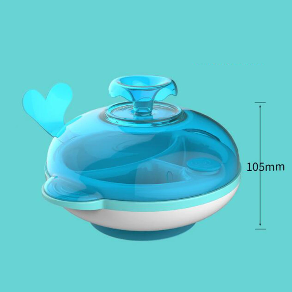 Детская тарелка с присоской для сохранения тепла пищи бесплатно от бисфенола-А детская посуда для приема пищи на столике.