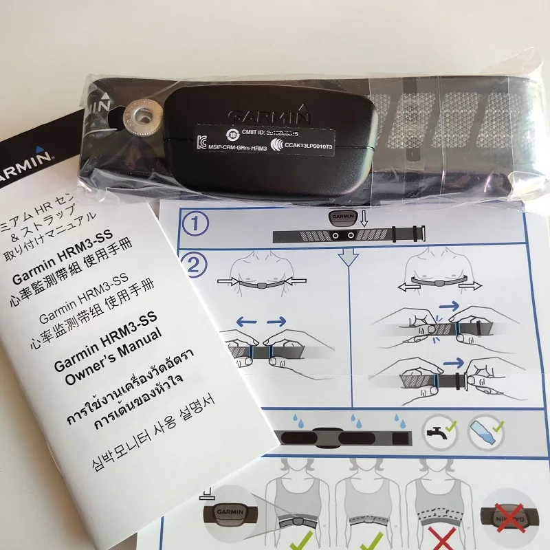 Новый водонепроницаемый высококачественный пульсометр Garmin велосипедный