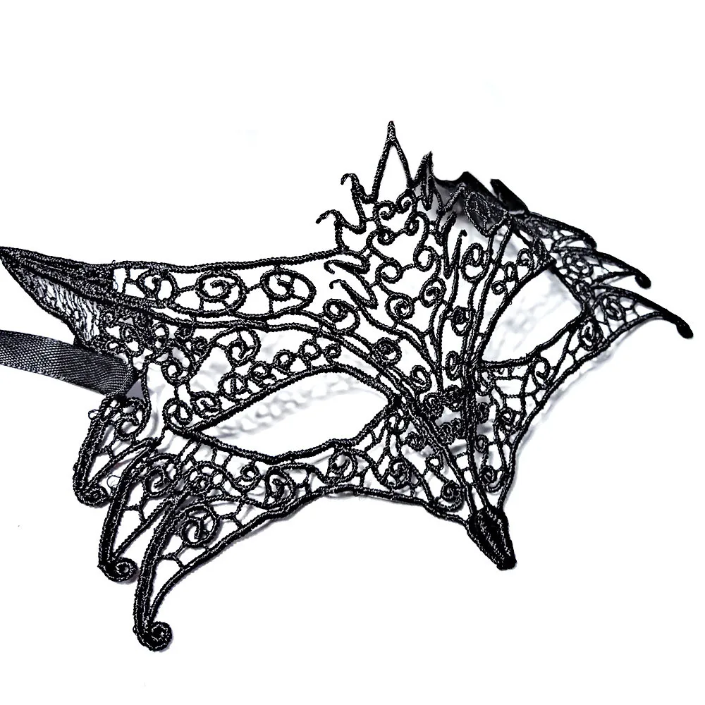 MQUPIN Сексуальная кружевная маска сексуальный стиль лисы тема для вечеринки в