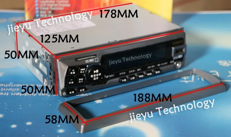 12 В автомобильный стерео FM Радио MP3 аудио плеер Поддержка USB/SD/MMC кардридер USB вход для грузовика такси Автомобильная электроника