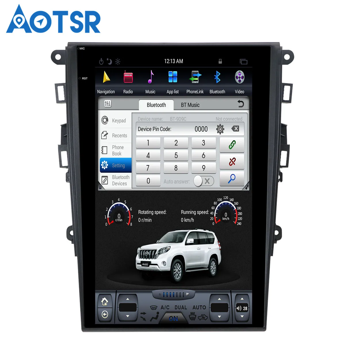 12 1 &quotTesla style pure Android 8 автомобильный без DVD плеера GPS навигация для Ford Mondeo Fusion MK5 2013 +
