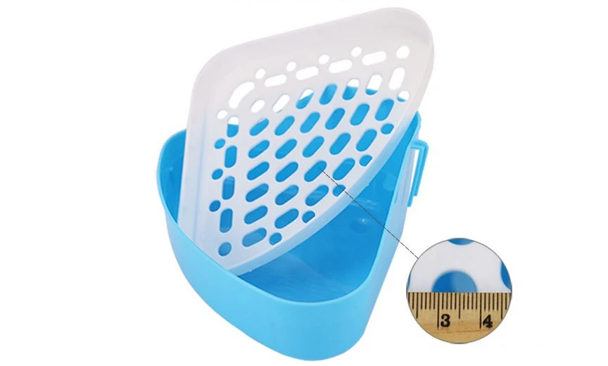 Принадлежности для уборки домашних животных Кролик Туалет треугольной формы