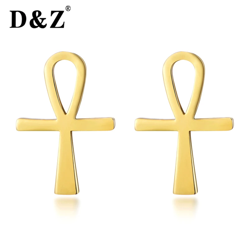 Женские серьги подвески D & Z 3 вида цветов Ankh с египетским ключом из Нила