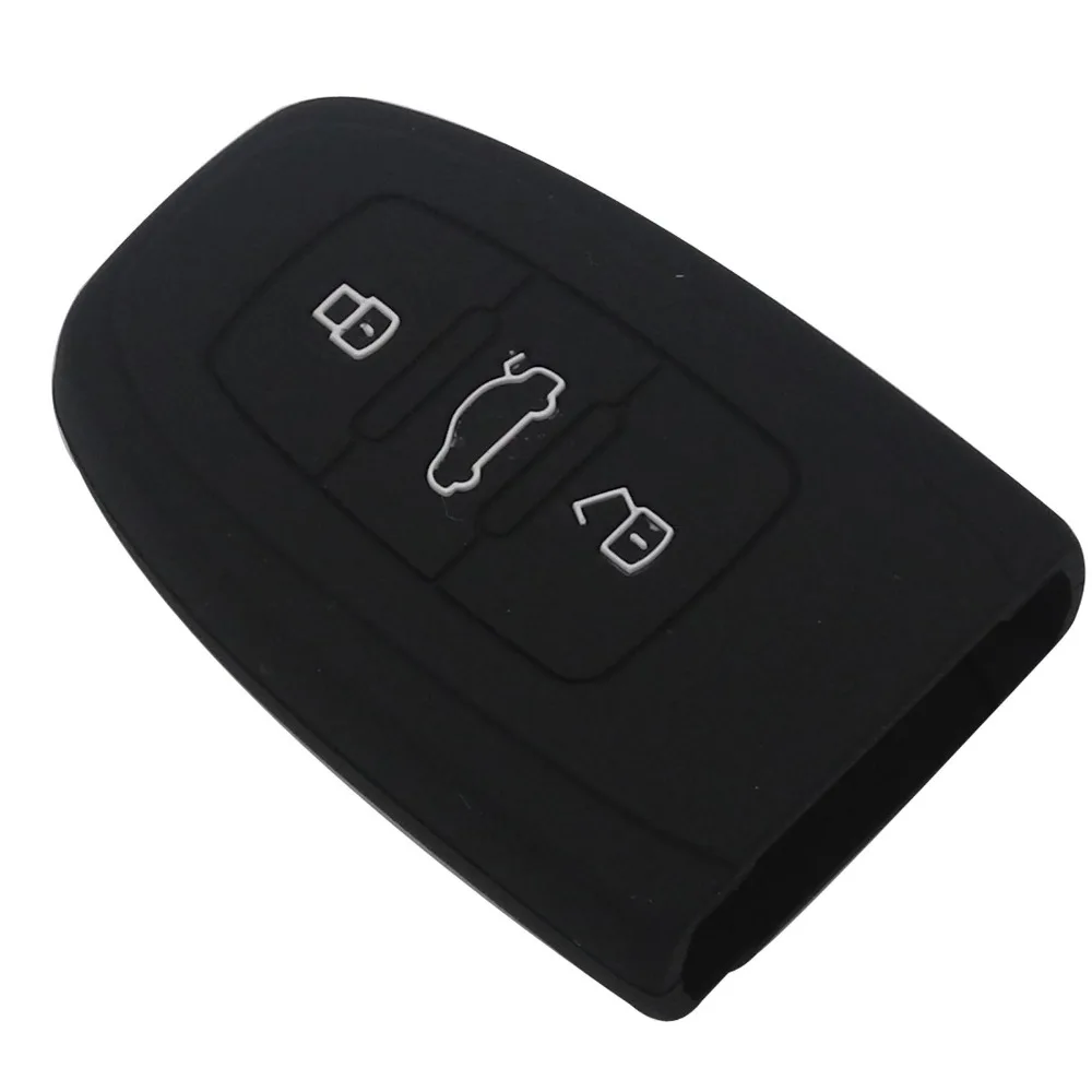 Для Audi B6 B7 B8 A4 A5 A6 A7 A8 Q5 Q7 R8 TT S5 S6 S7 S8 SQ5 RS5 Smart Keyless Entry Remote Silicone 3B Key Cover чехол для защиты |