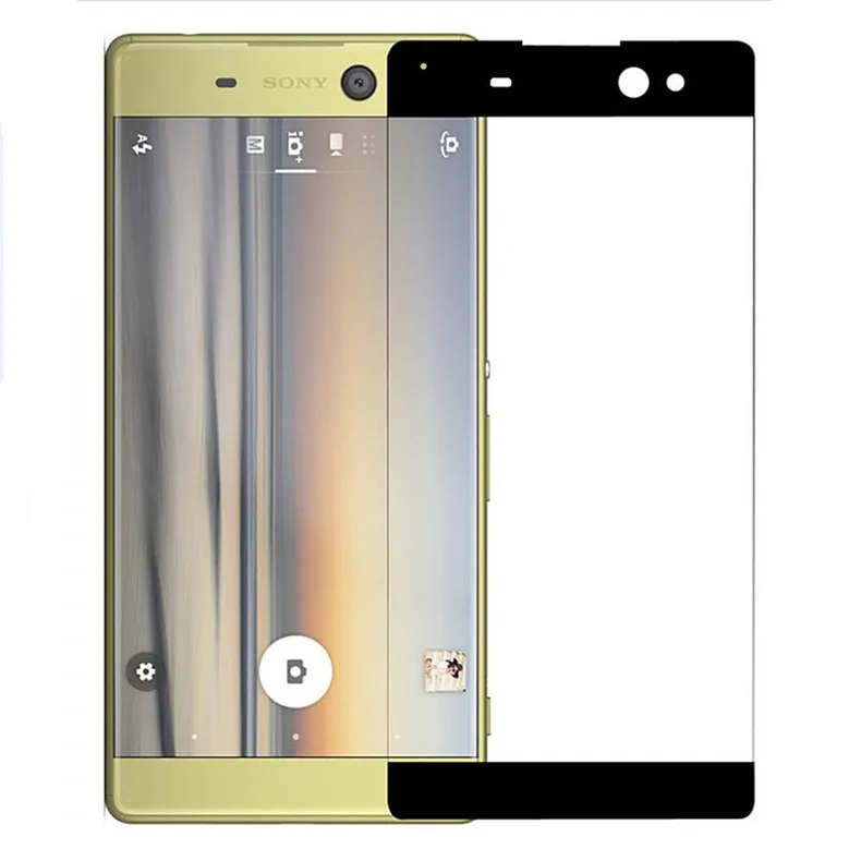 Изогнутое закаленное стекло с полным покрытием для Sony Xperia XA2 Plus Защитная пленка