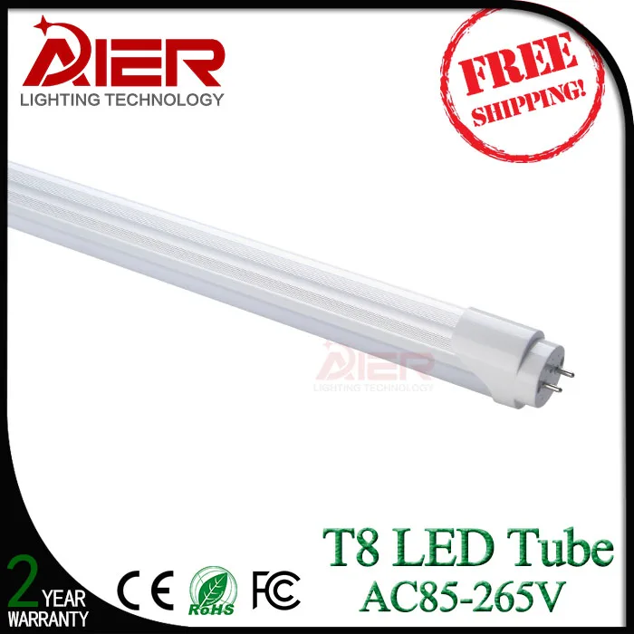 4ft led флуоресцентные трубки 1200 мм t8 светодиодные 22 Вт высокого качества 2 года