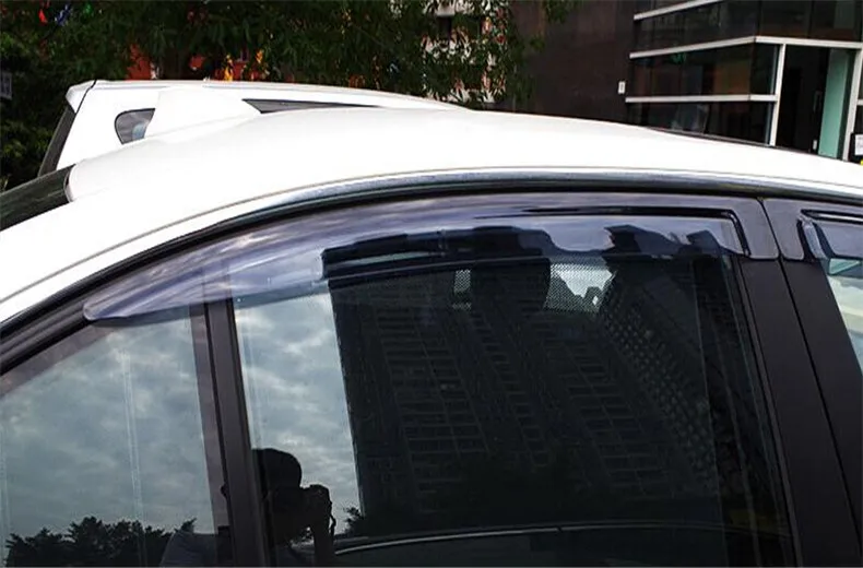 

The High Quality Car Window Visor Vent Shade Rain/Sun/Wind Guard Cover only fit LONG WHEEL BASE For BMW 7 Series F01 2010-2015