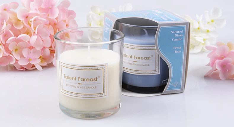 Стеклянная ароматическая свеча для ароматерапии романтическая свеча|Свечи| |