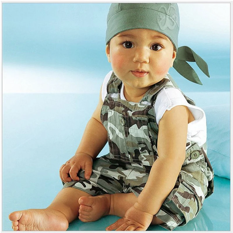 

Foreign trade children camouflage strap 2 sets of children's clothing wholesale trade of single Hitz's free shipping