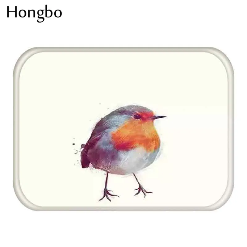 14 Hongbo Кот Сова двери коврики фланелевый ковер животный узор вход напольный коврик нескользящий входной коврик - Цвет: 14