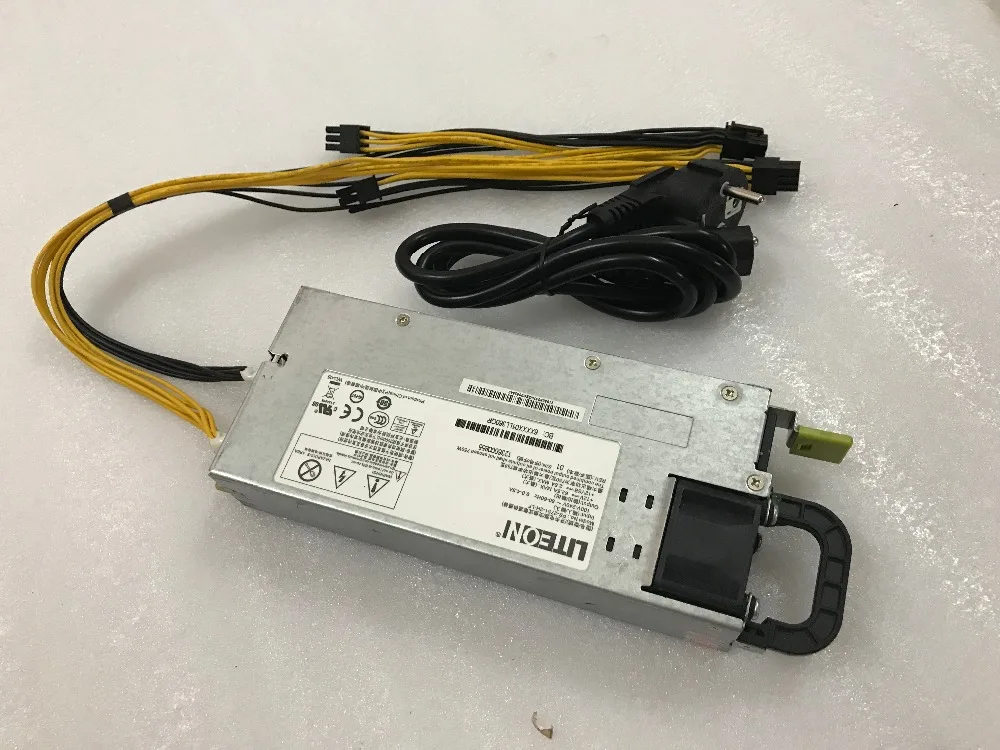 KUANGCHENG используется для мощность низким уровнем шума 750W 12V 62A выход. Включает 4 шт. 6P