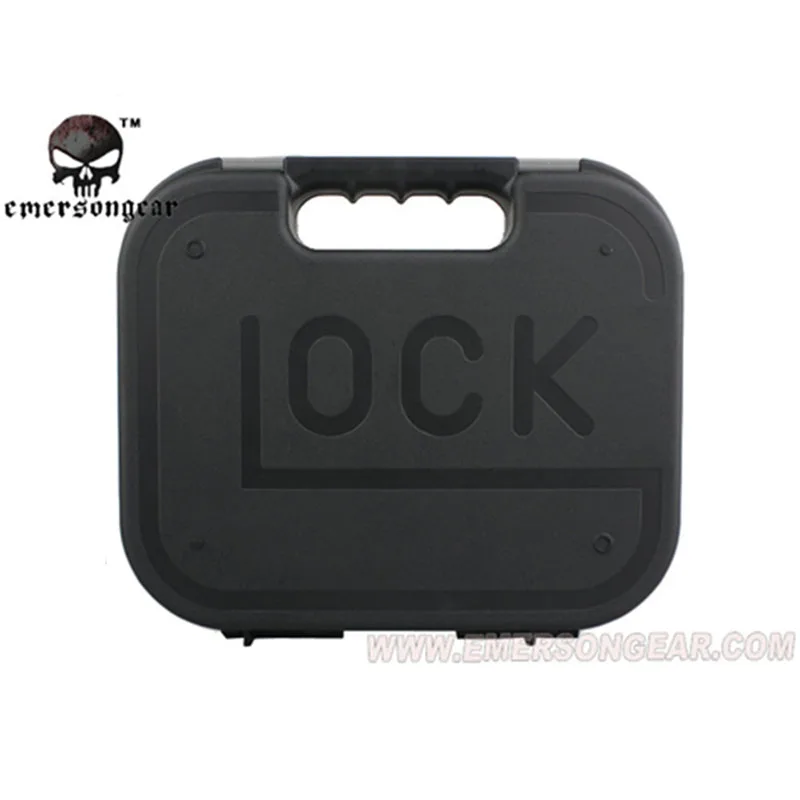 Emerson пистолет Glock Чехол тактический Жесткий Пистолет ABS коробка передач Чехол с подкладкой из пены страйкбол охотничья Коробка Чехол
