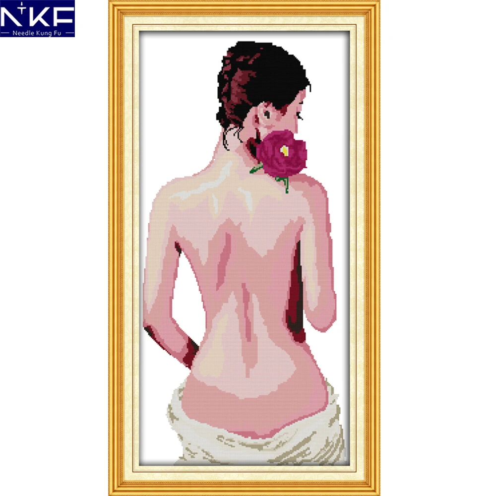 NKF The Beauty's Back вышивка крестиком рукоделие религия набор крестиков ремесло