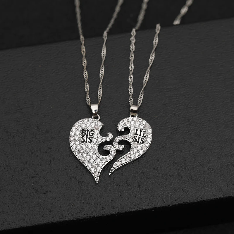 Ожерелье Zhijia с подвеской в форме сердца для женщин роскошное ожерелье виде