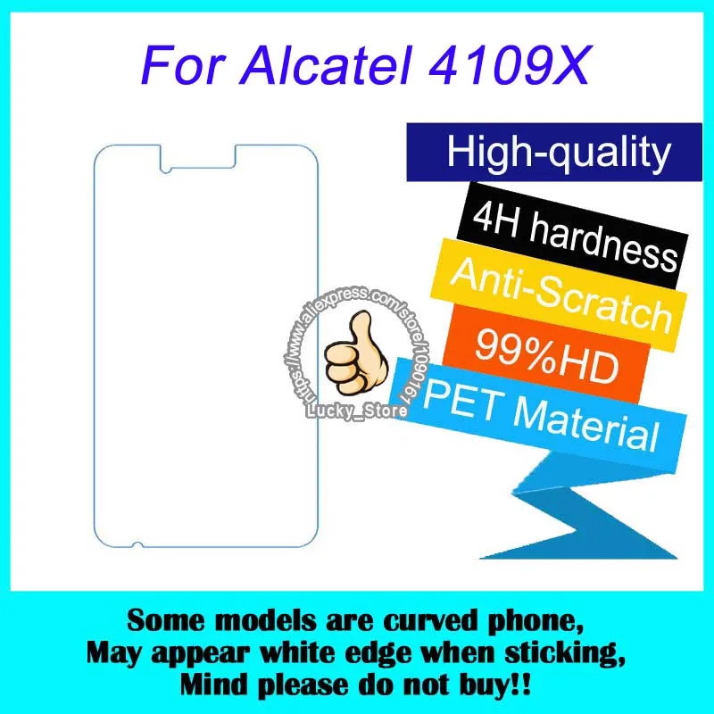 10 шт./лот для Alcatel 4030D 4030E 4032D 4033D 4035X 4037A 4037 т 4045D 4109X 5010D 5017 высокий ясный протектор