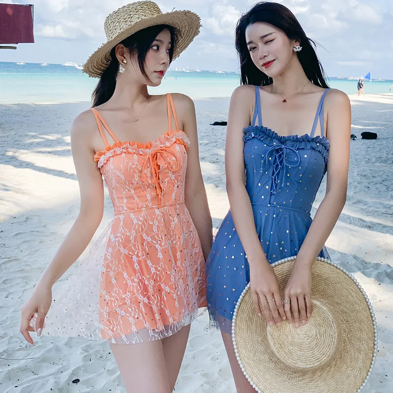 Женский слитный купальник пуш ап в горошек купальный костюм пляжная одежда для