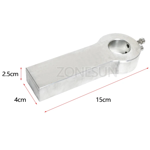 15x4cm ZONESUN Горячая фольга штамповочная пластина для машины рабочая доска для тиснения машина тиснение штамп обувь кожаная сумочка - Цвет: 15x4cm