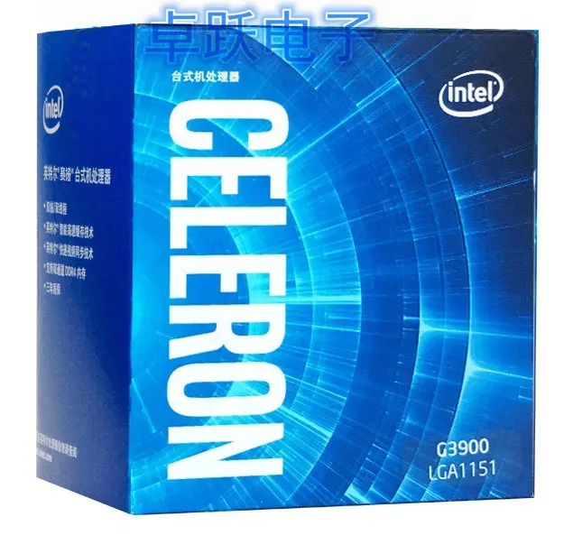 Процессор Intel Celeron G3900 LGA1151 14 нанометров двухъядерный 100% рабочий процессор для