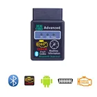 Автомобильный диагностический инструмент V2.1 ELM327 HH OBD 2 OBDII, Bluetooth, сканер интерфейса, адаптер OBD II, автомобильный диагностический инструмент