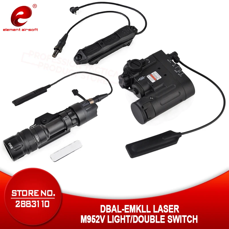 Тактический фонарик Element Airsoft DBAL ИК светодиодный лазерный фонарь Охотничья лампа