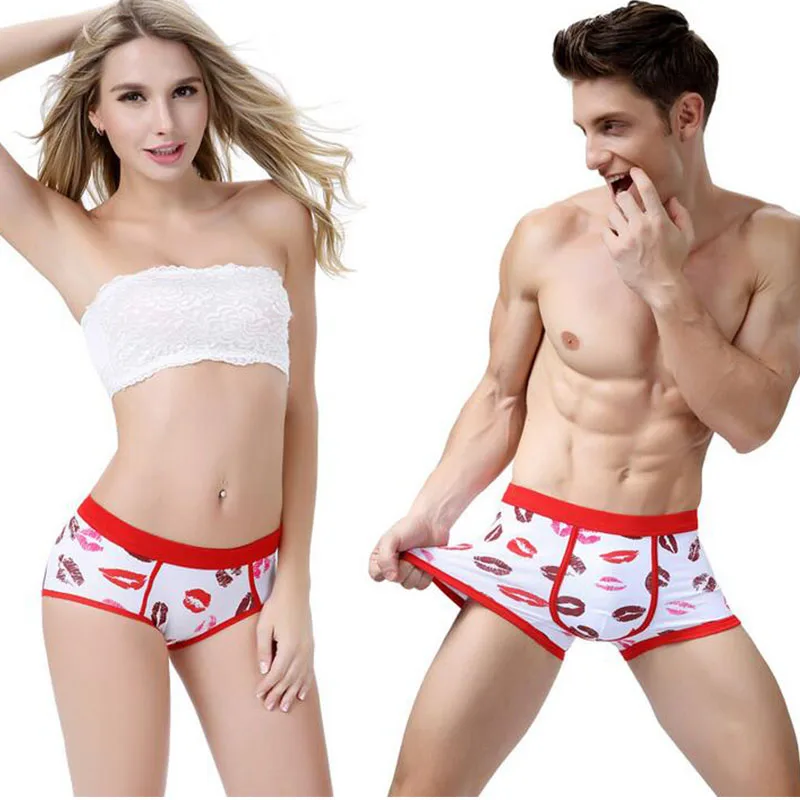 

Высококачественные хлопковые мужские боксеры, модные женские трусы, нижнее белье, шорты, нижнее белье для влюбленных, мультяшное нижнее бел...