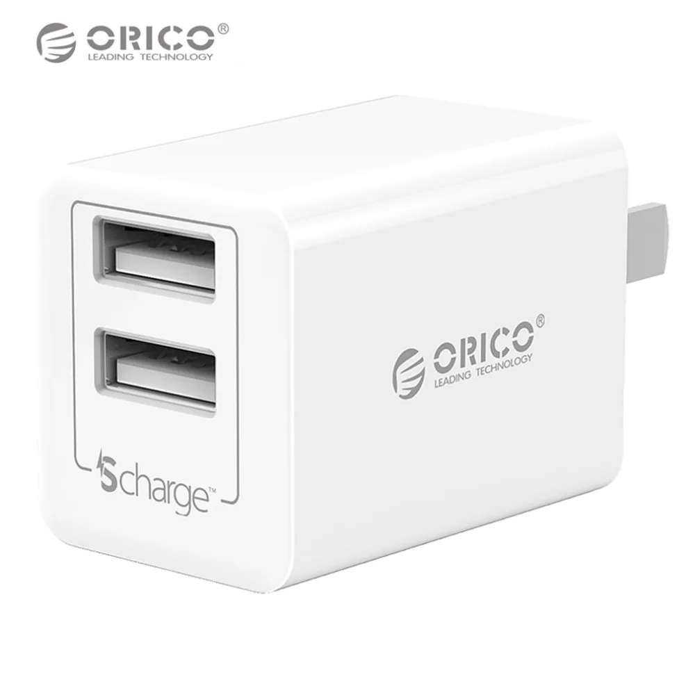 ORICO WHA 2U USB зарядное устройство портативное для путешествий 2 порта Смарт с