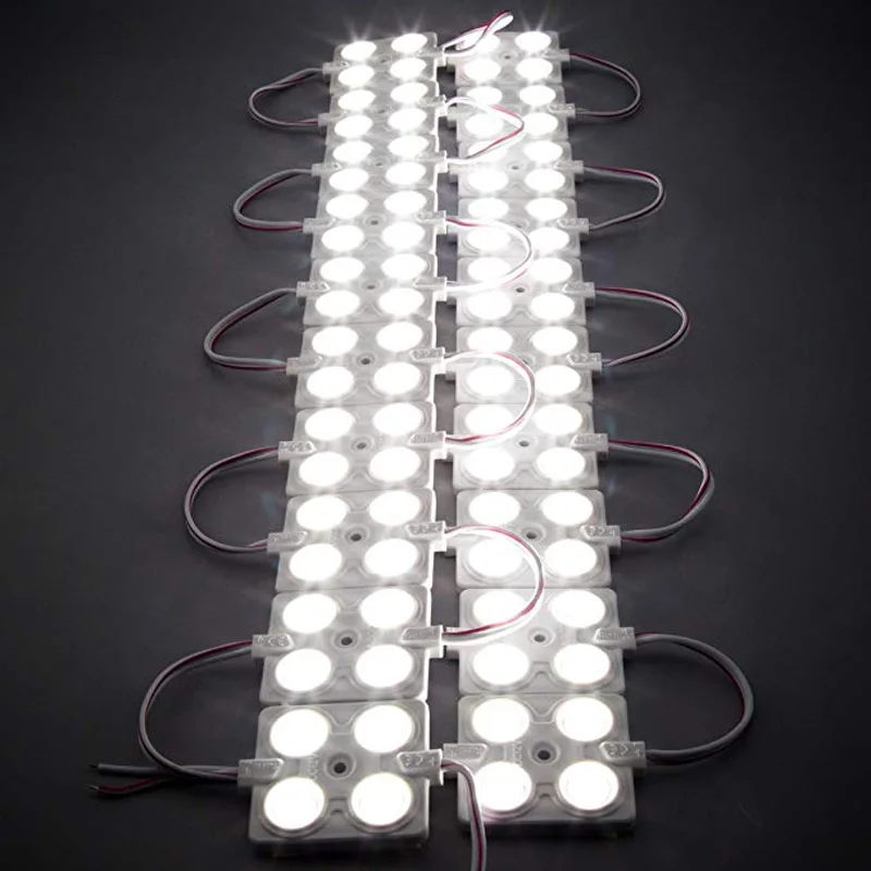 

1000pcs/lot high lumens waterproof Cool white 6500k DC 12V 4LED 5730 Module IP65 SMD 4 LED Module