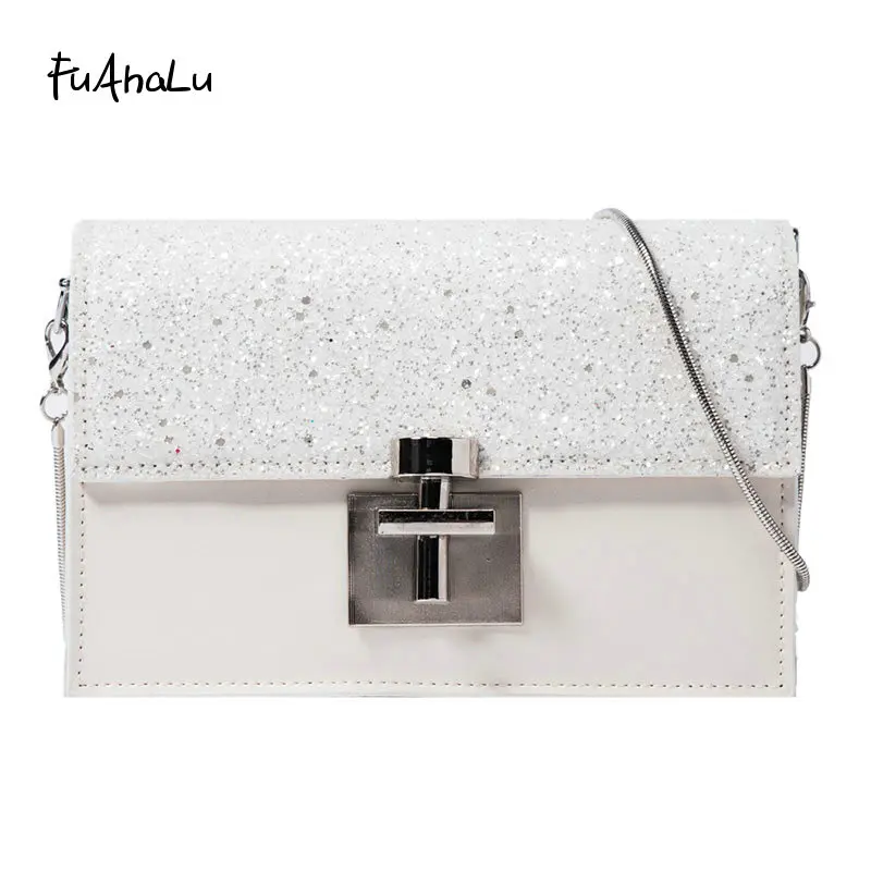 FuAhaLu сумка для пожилых женщин новая волна Корейская версия диких блесток модная