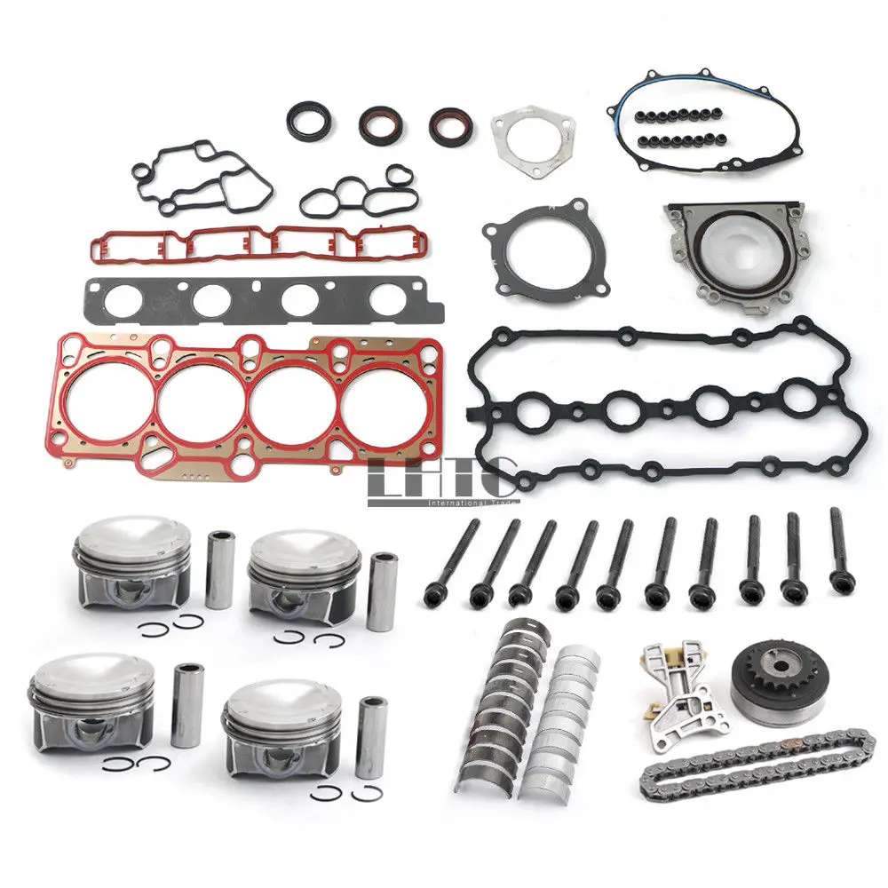 One Set Engine Rebuild Overhaul Pistons Kit For V W Golf R Audi S3 TTS Quattro Seat Leon / Cupra | Автомобили и мотоциклы