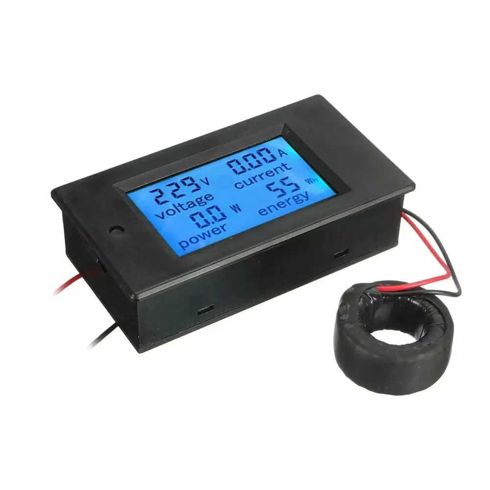 AC 80-260V 100A Цифровой Текущий Напряжение амперная нагрузка ЖК-дисплей Мощность