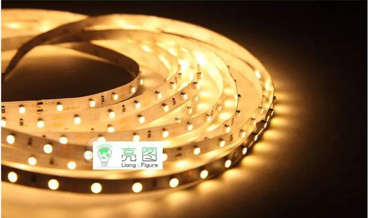 Водонепроницаемый 12 В 5 м 2835 Светодиодные полосы света RGB DC12V 60leds/m3528 освещение